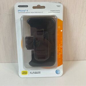 OtterBox Defender Series Black Holster for iPhone 4/4S